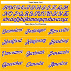 Custom Yellow Purple-White Performance T-Shirt photo 2